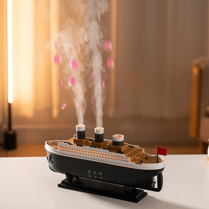 Air Humidifier with Lights and Aroma Diffuser