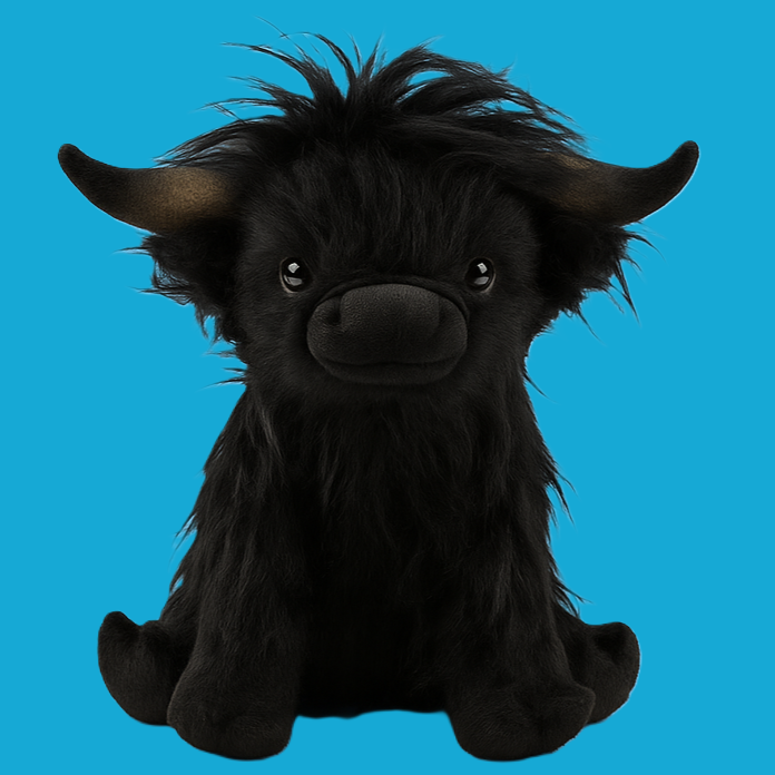 Plush Toy Highland Cow Cuddly