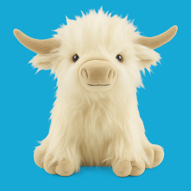 Plush Toy Highland Cow Cuddly