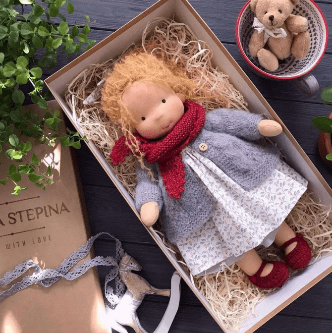 Dolls Handmade Cotton Soft Toy Gift Set