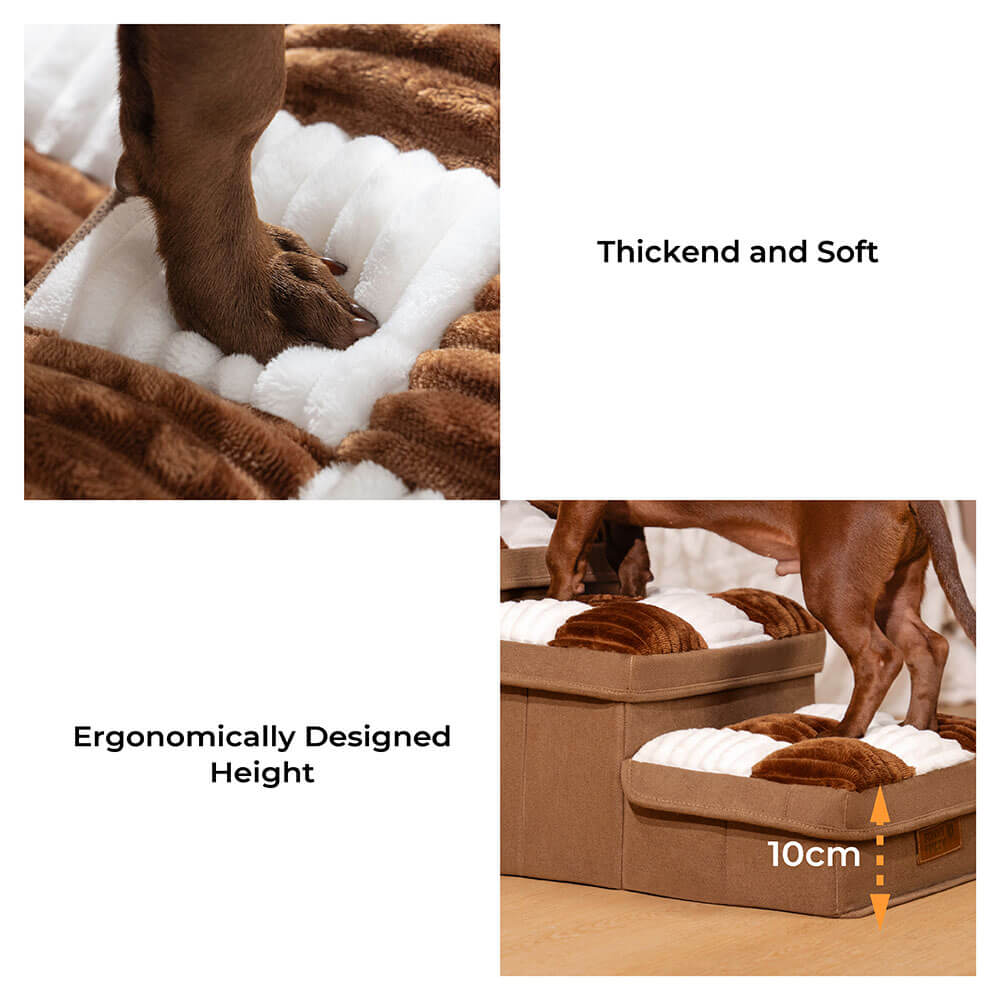 Dog Stairs with Storage for Sofa Access