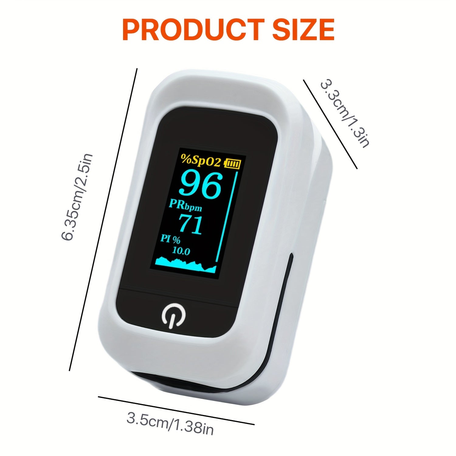 Pulse Oximeter Digital Plastic Fingertip Monitor