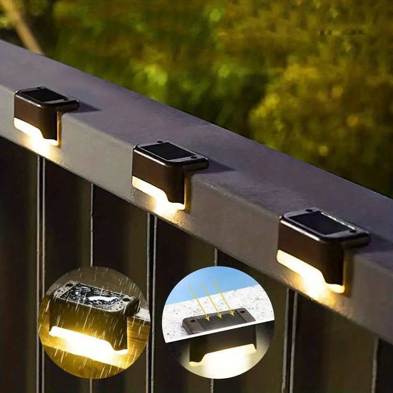 Outdoor Solar Fence Lights LED Wall Mounted