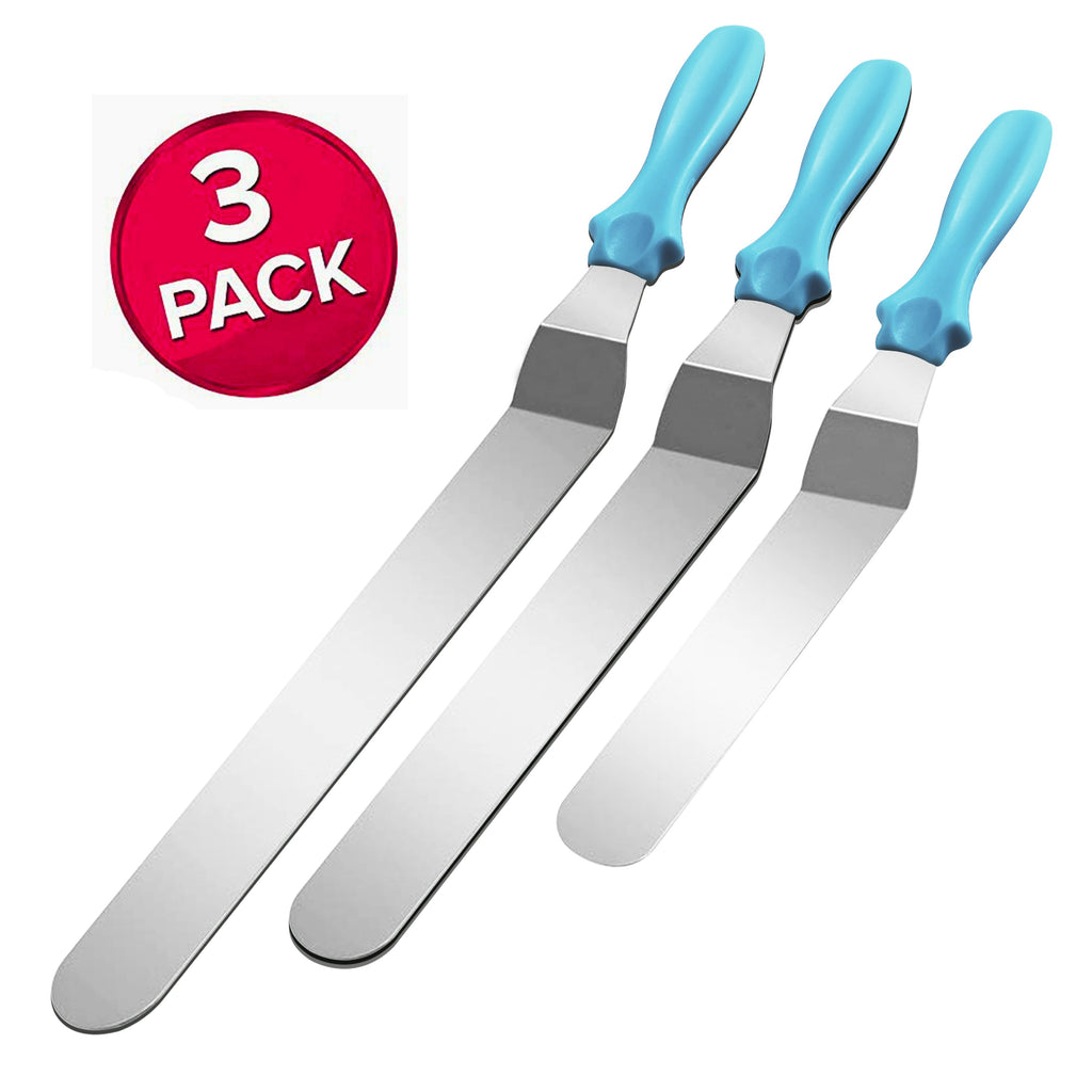 Stainless Steel Cake Spatula Set 3 Pack