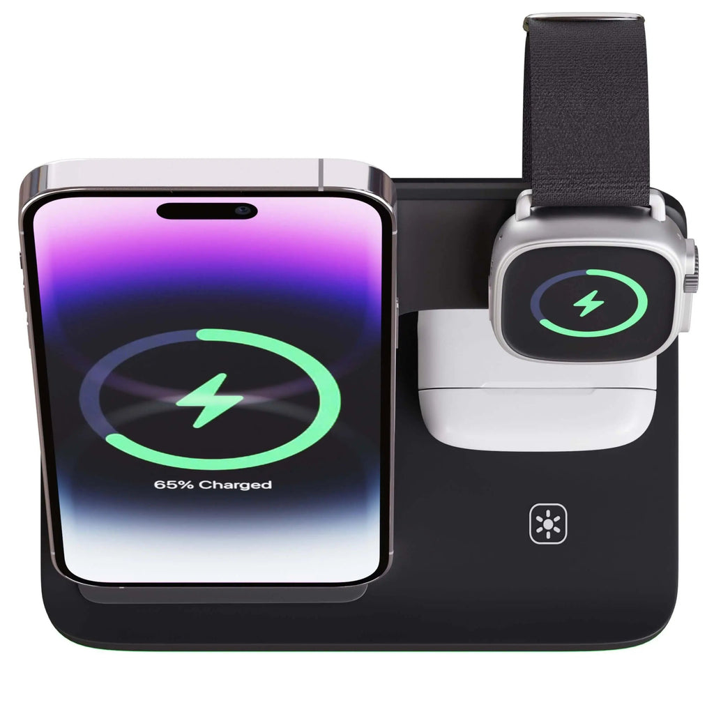 Wireless Charging Station for Phone Watch Earbuds