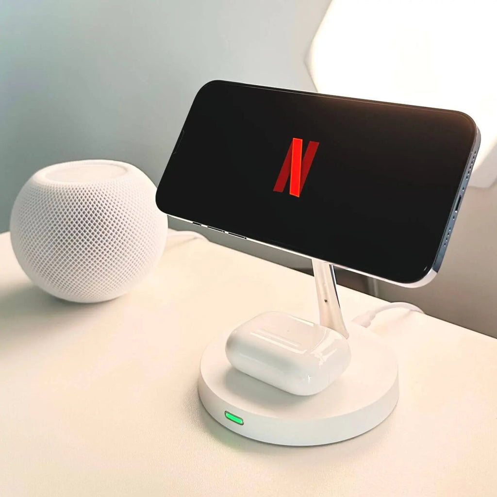 Wireless Phone Charger with Magnetic Stand