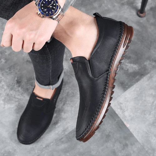 Men's summer barefoot loafers | Lightweight slip-on shoes