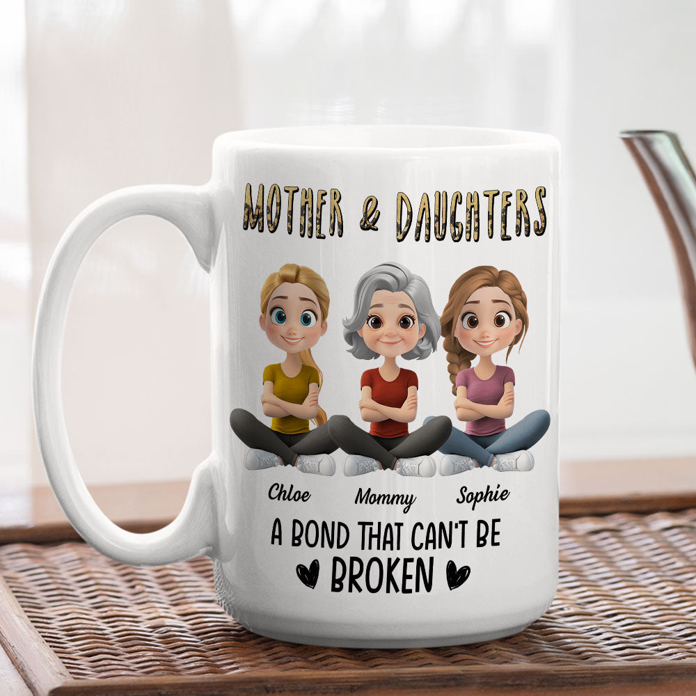 A Bond That Can't Be Broken Cartoon - Personalized Custom Coffee Mug