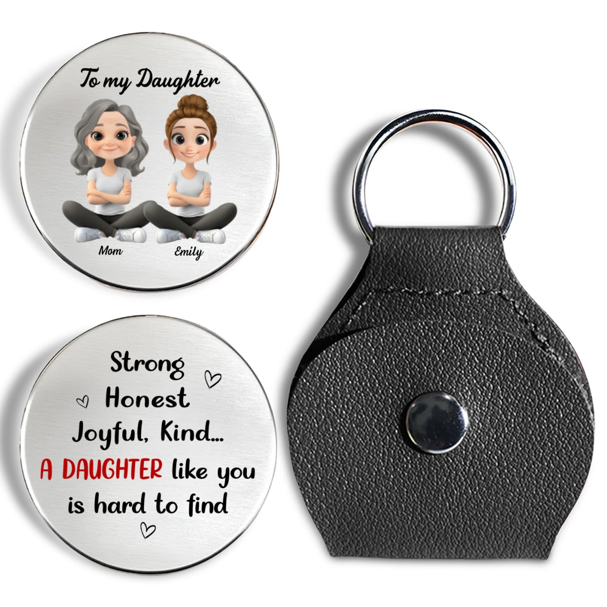 A Daughter Like You - Personalized Custom Pocket Hug