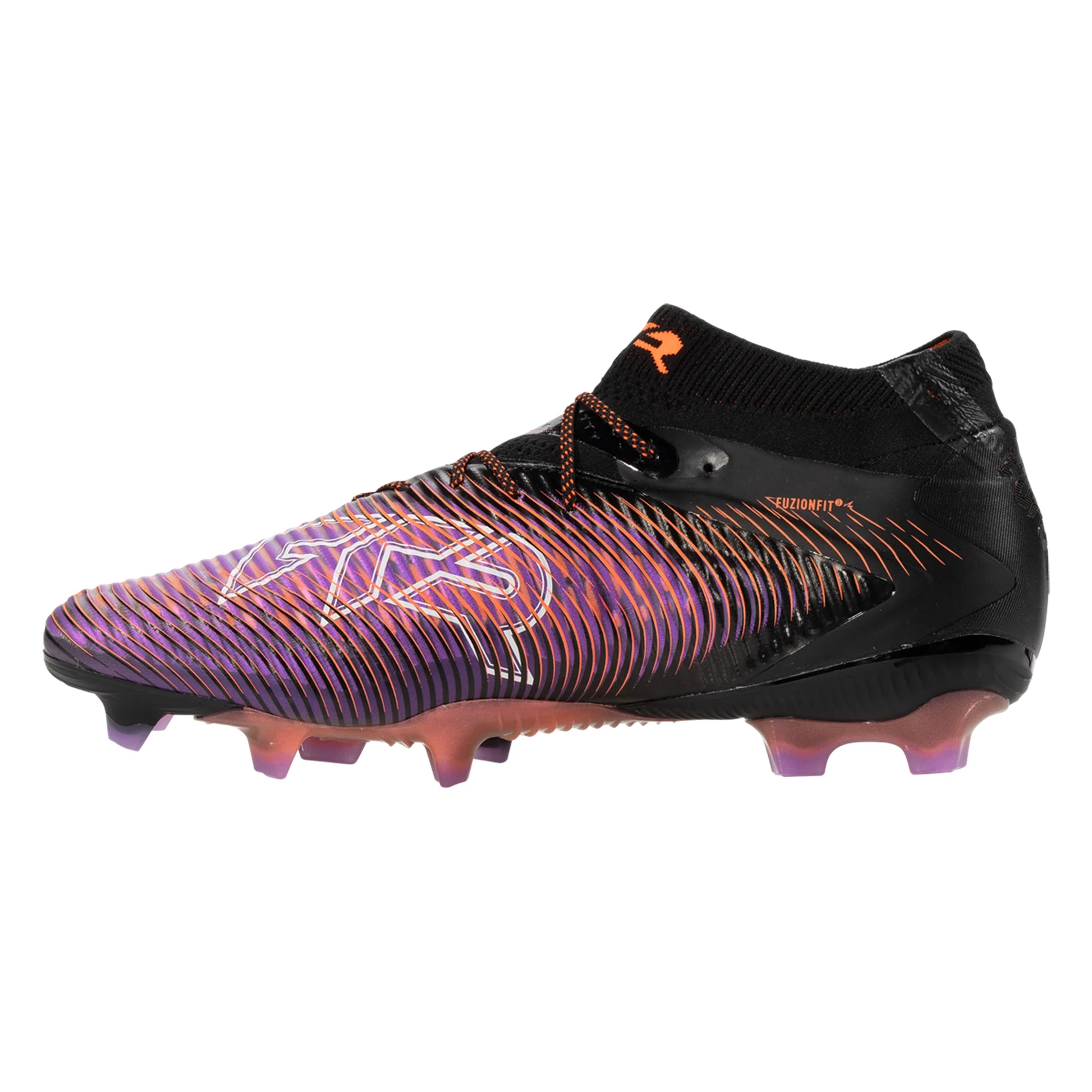 Puma Future 8 Ultimate FG Soccer Cleats (Black/Glowing Red)