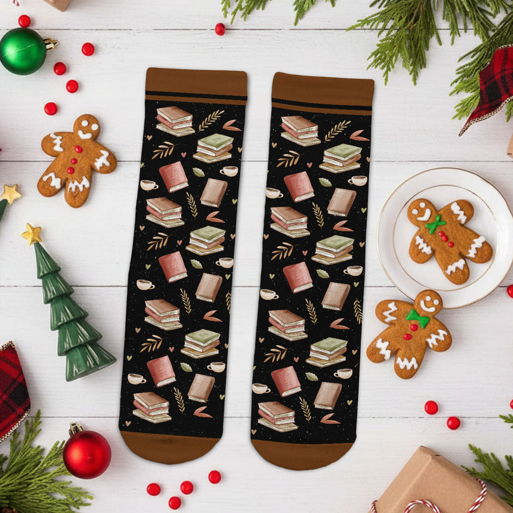 Arguing With Fictional Characters - Personalized Custom Crew Socks