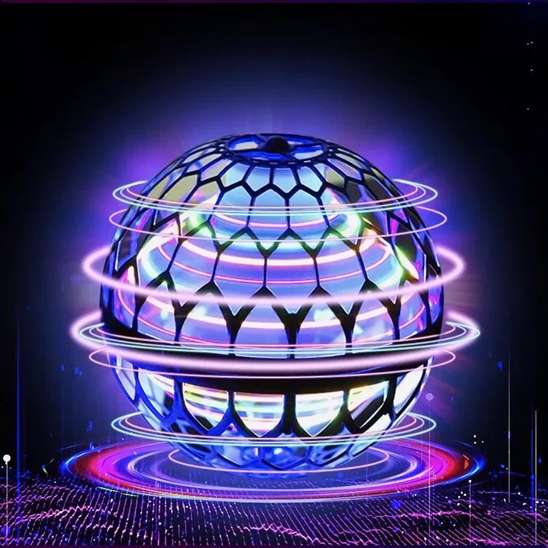LED Flying Spinner Ball Toy