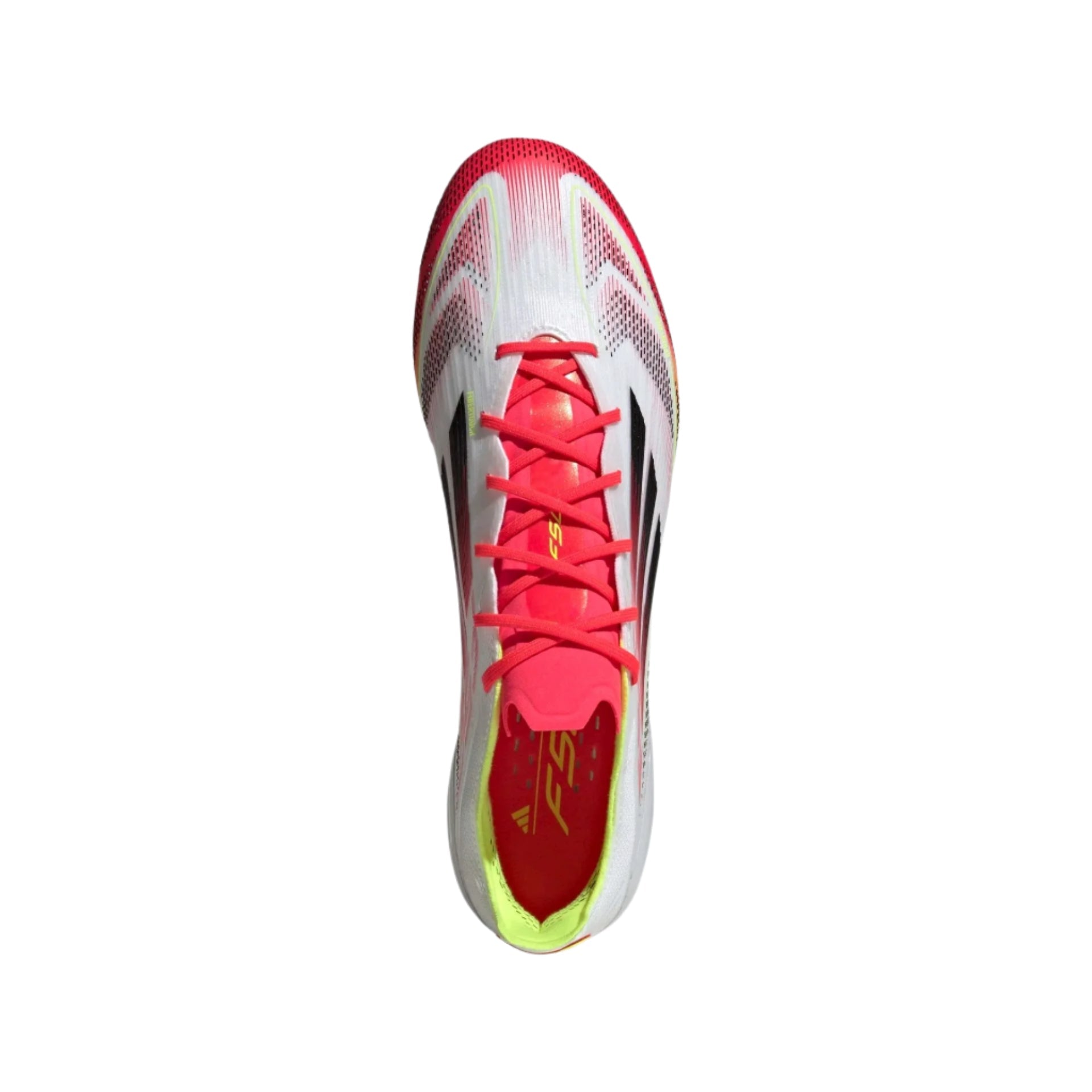 adidas F50 Elite FG Soccer Cleats (White/Black/Solar Yellow)