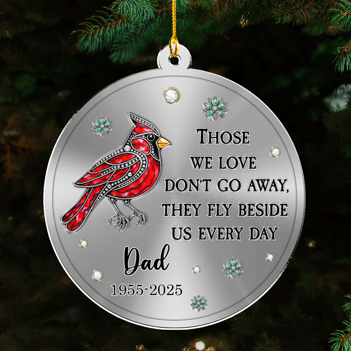 Always Remembered - Personalized Custom Acrylic Ornament