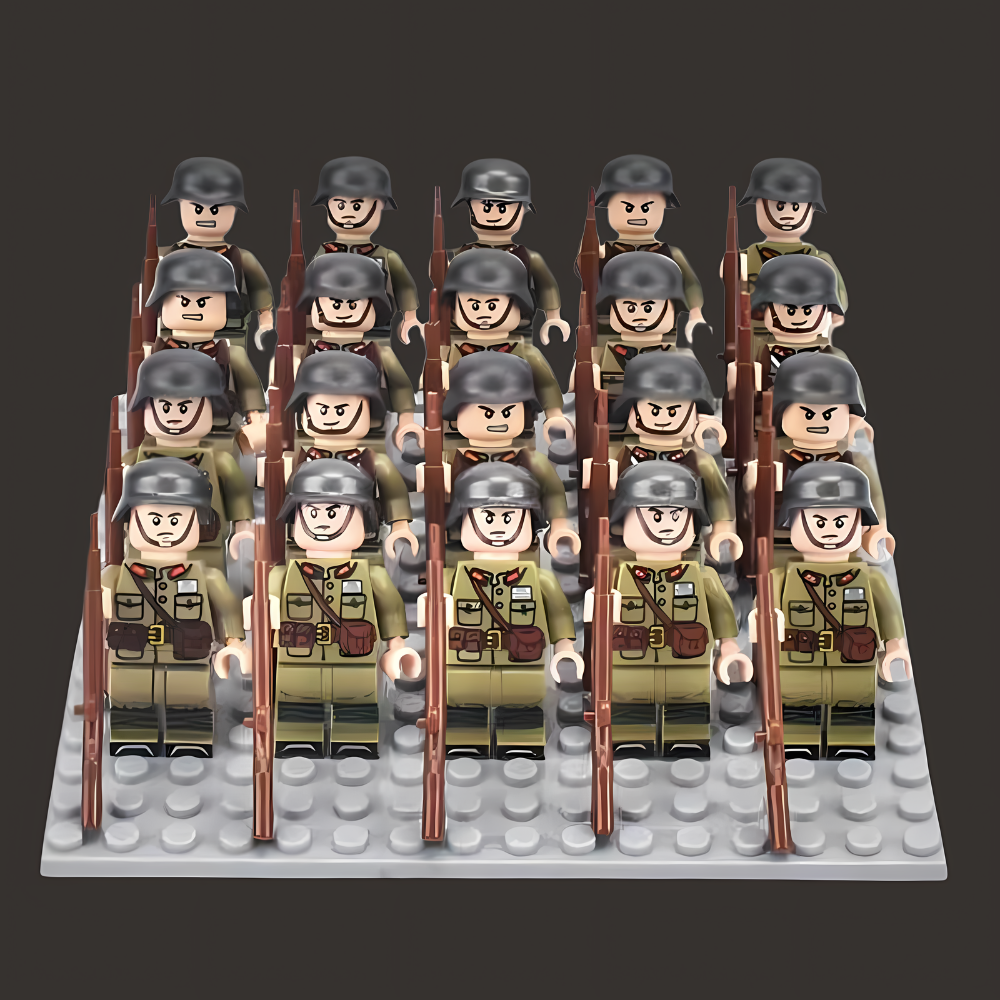 Military Soldier Building Block Toy Set