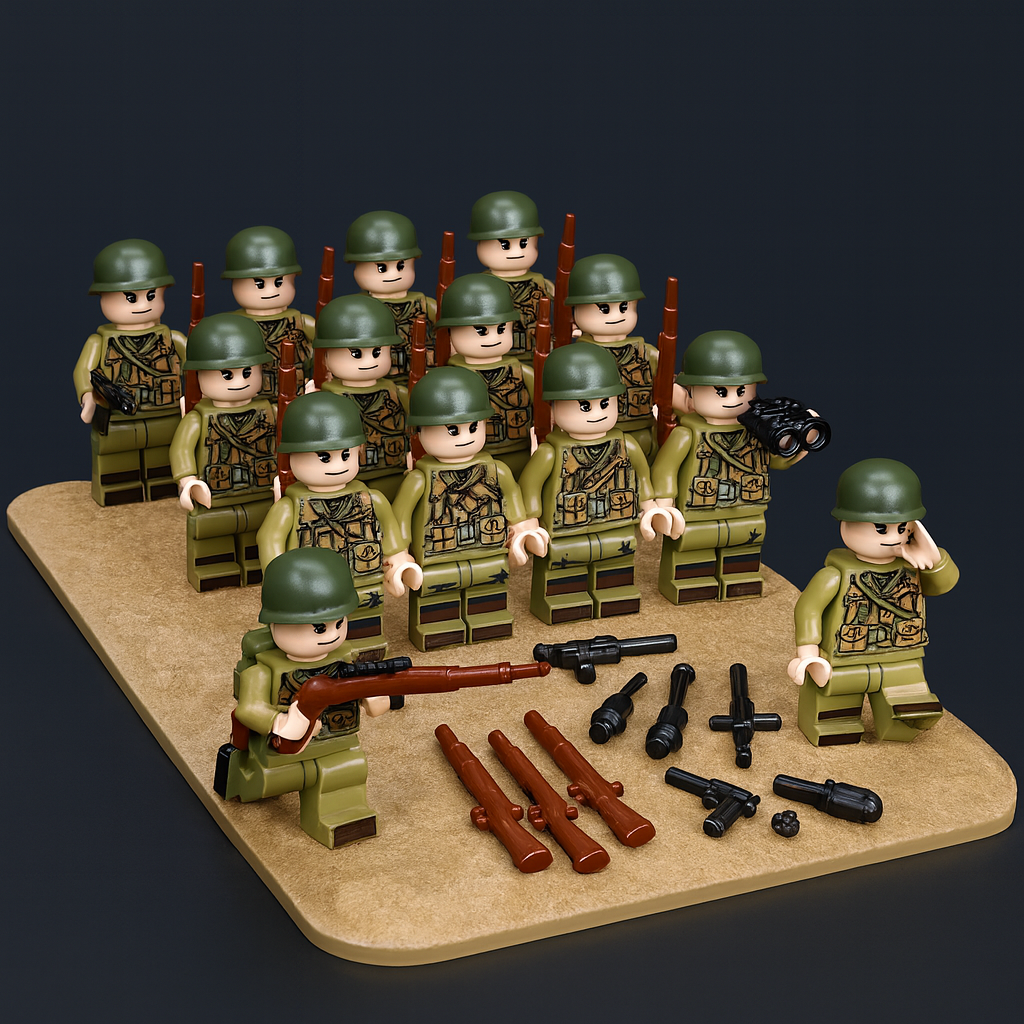 Military Soldier Building Block Toy Set