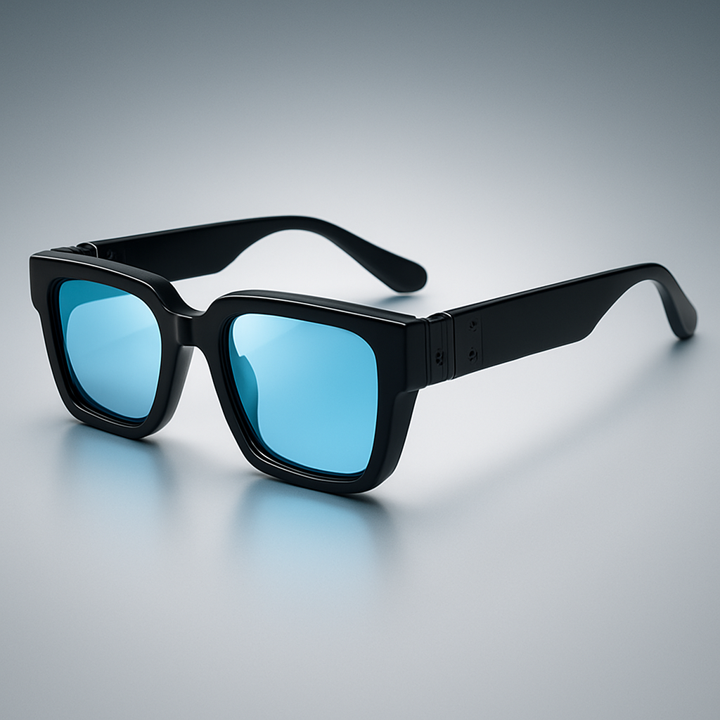 Black Square UV Protection Sunglasses