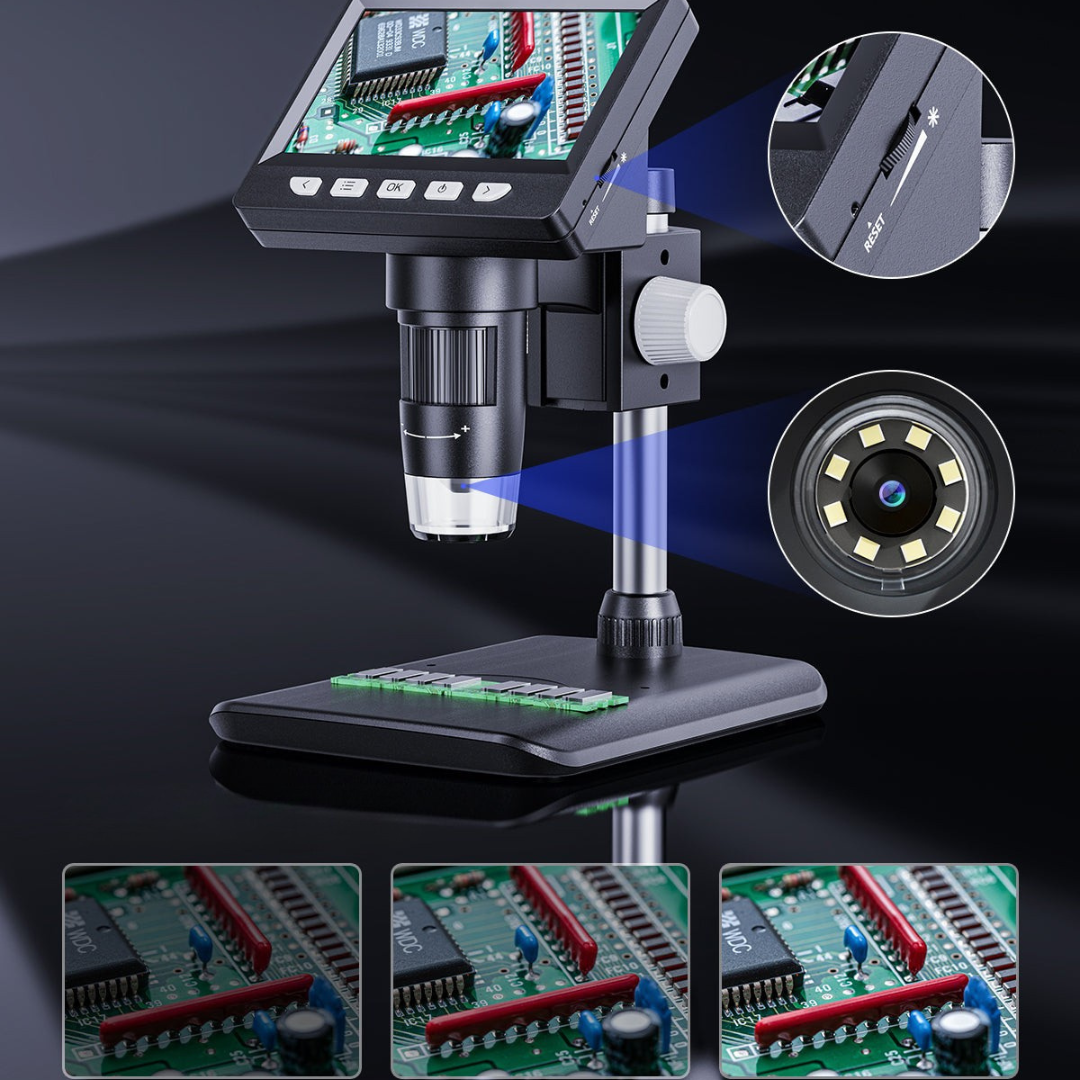 Digital Microscope with Screen for Soldering