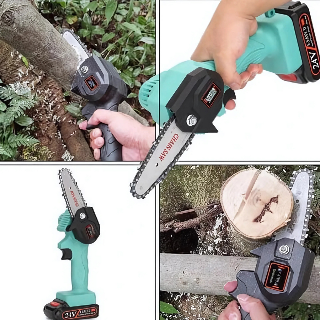 Cordless Mini Chainsaw for Garden Pruning