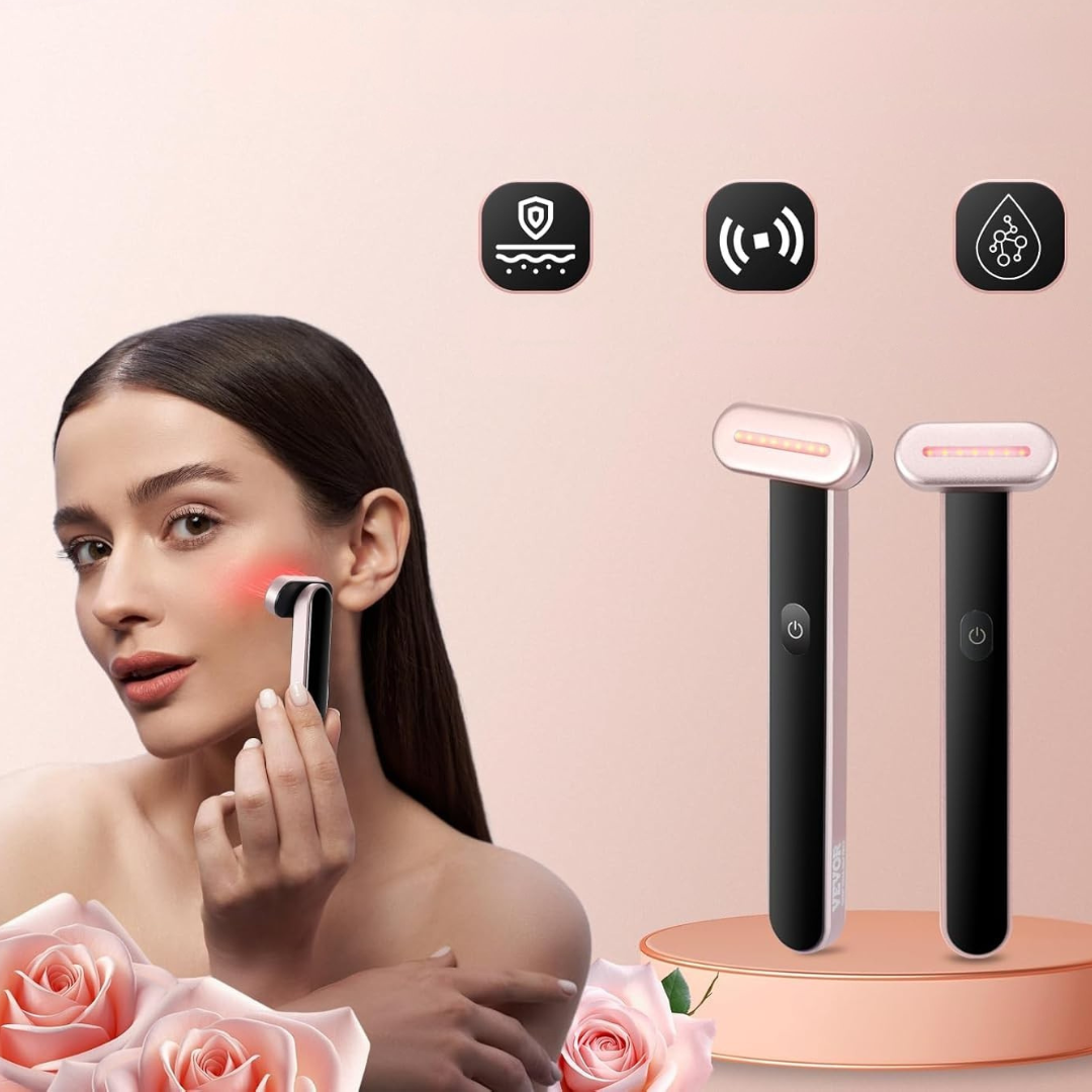 Facial Wand Red Light Skin Therapy Tool