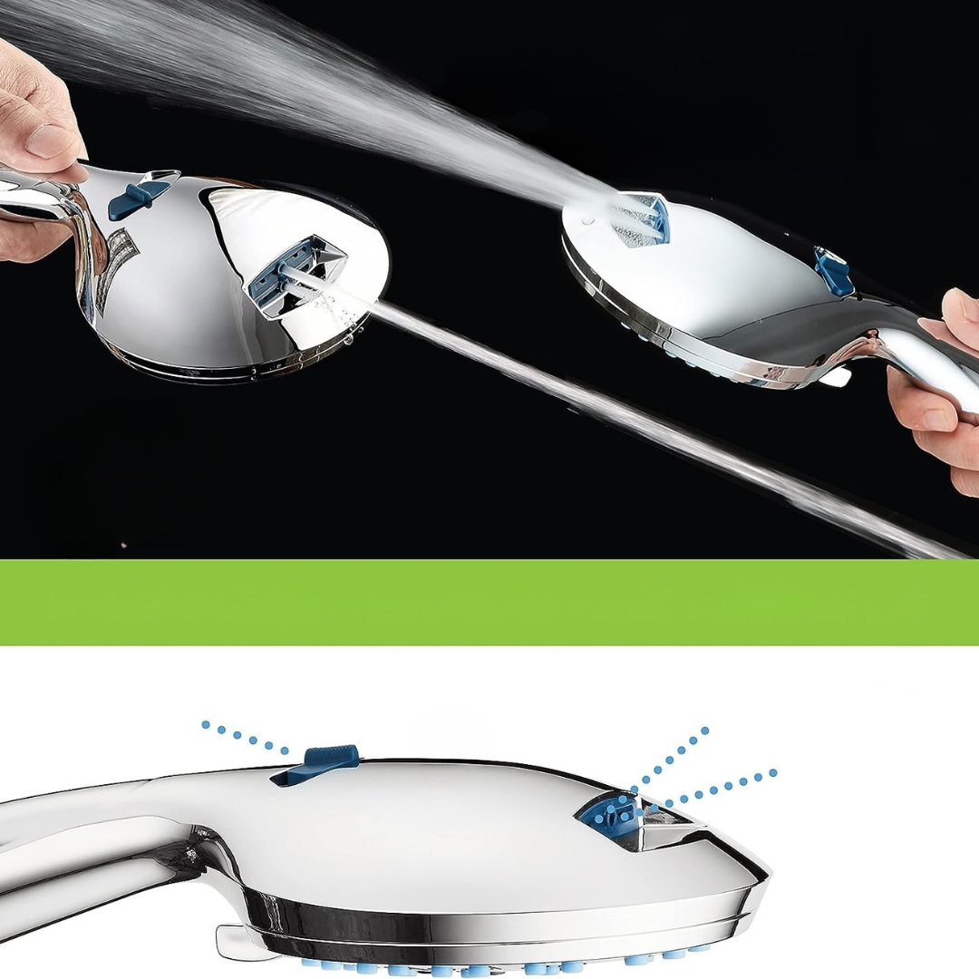 Shower Head Adjustable High Pressure Chrome Set