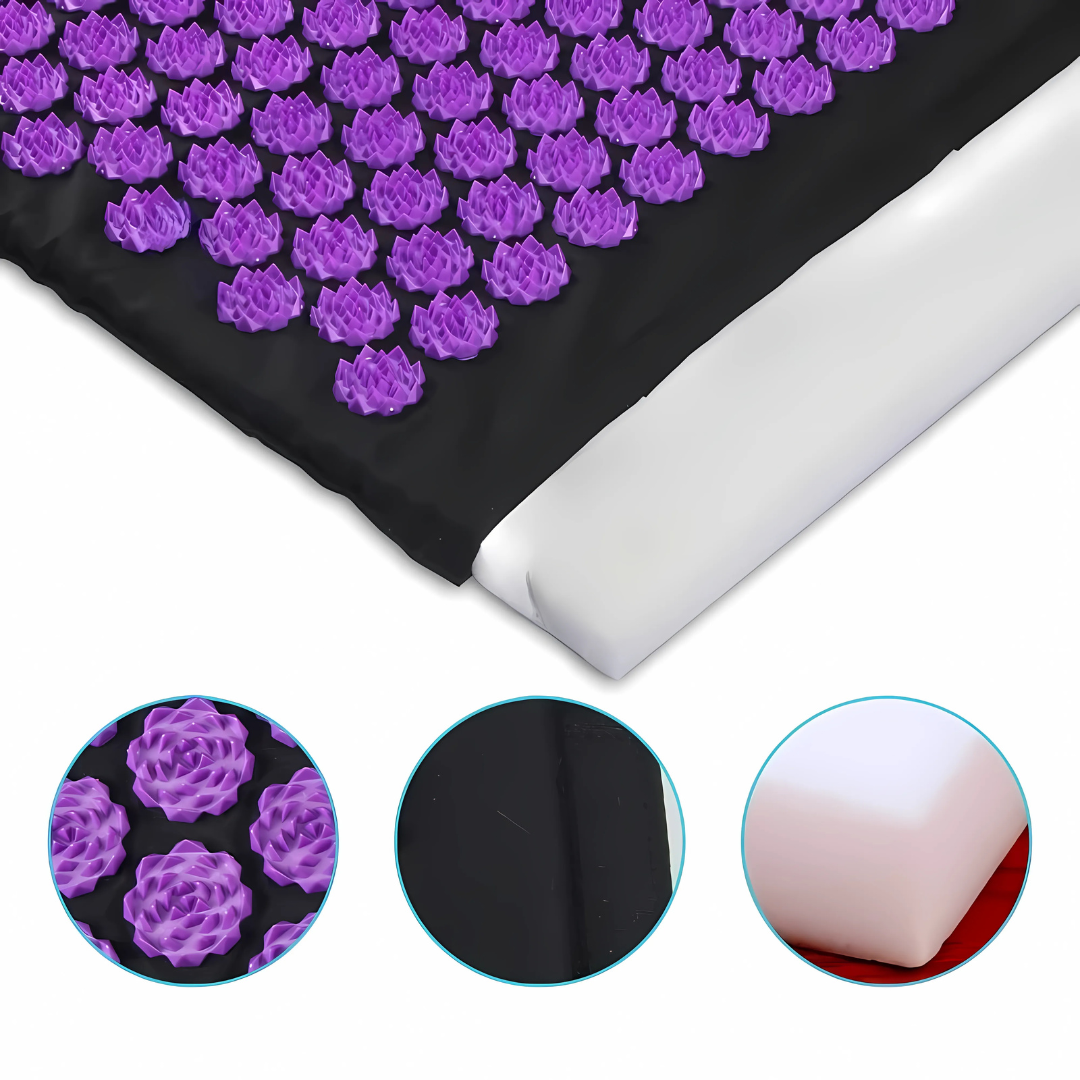 Yoga Mat with Acupressure Massage Spikes