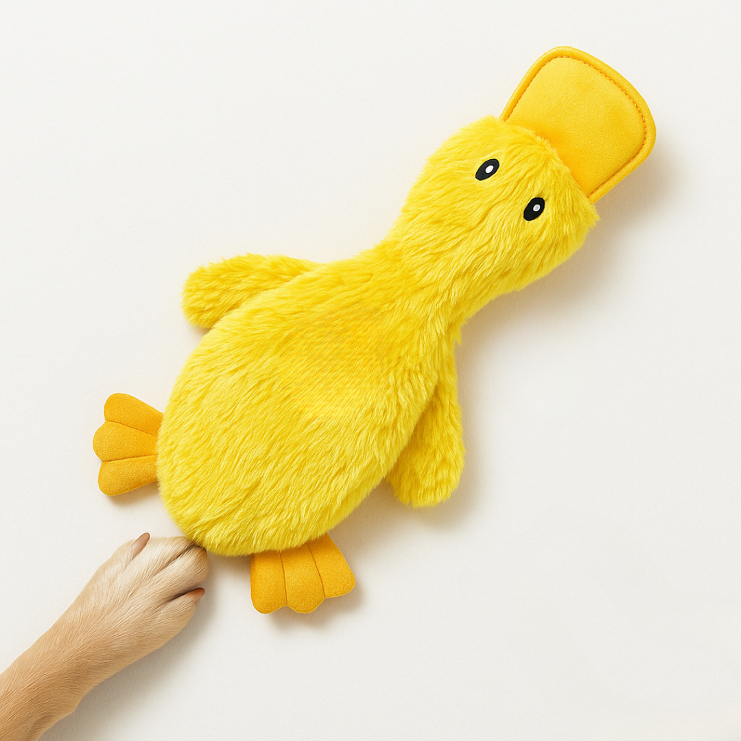 Dog Chew Toy Plush Duck with Squeaker