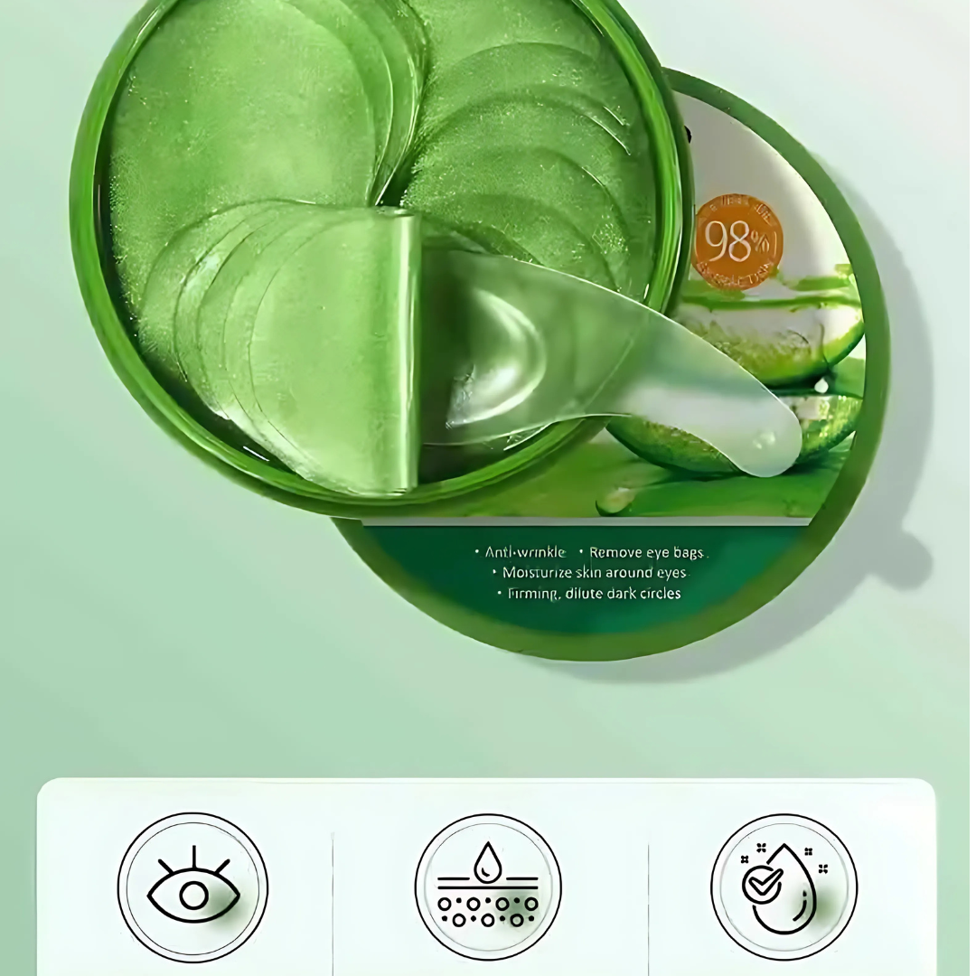 Eye Masks with Aloe Vera and Collagen
