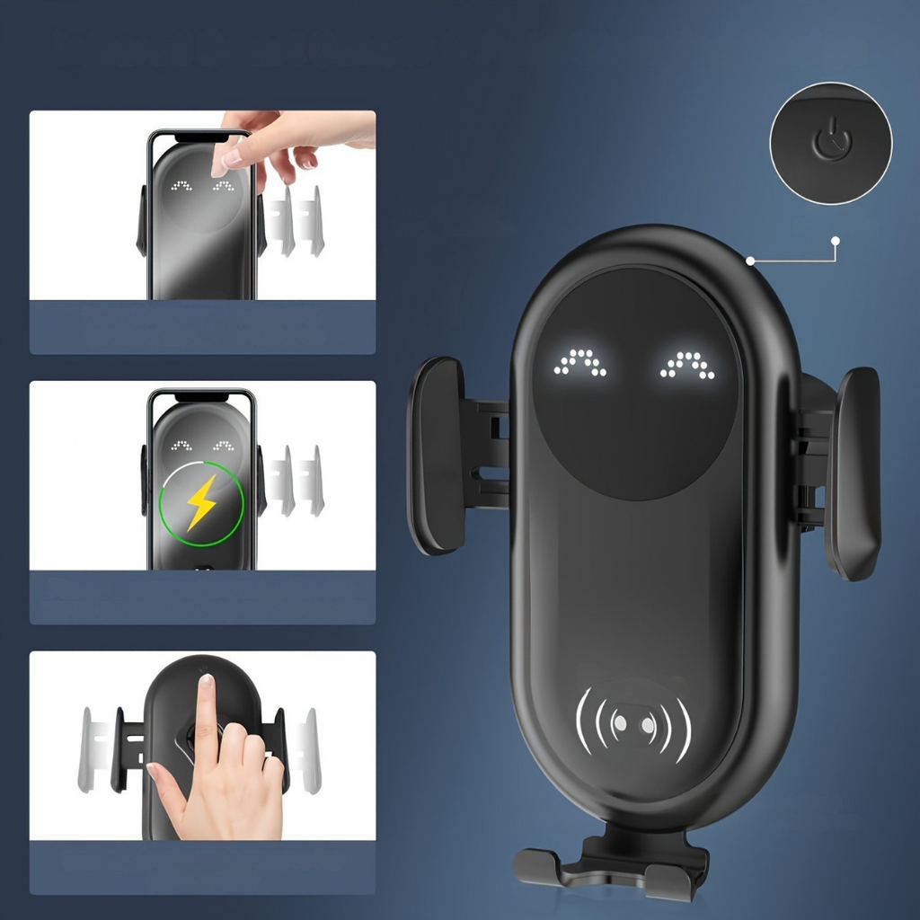 Car Phone Holder with Wireless Charging Mount