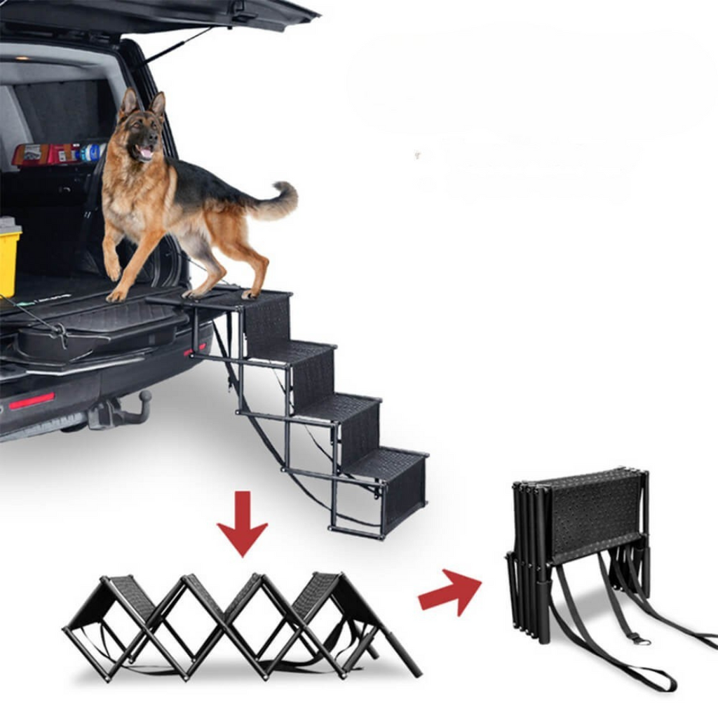 Dog Steps Foldable Non-Slip Car Ramp Stairs
