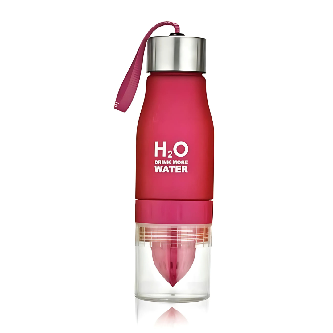 Water Bottle with Fruit Infuser and Juicer