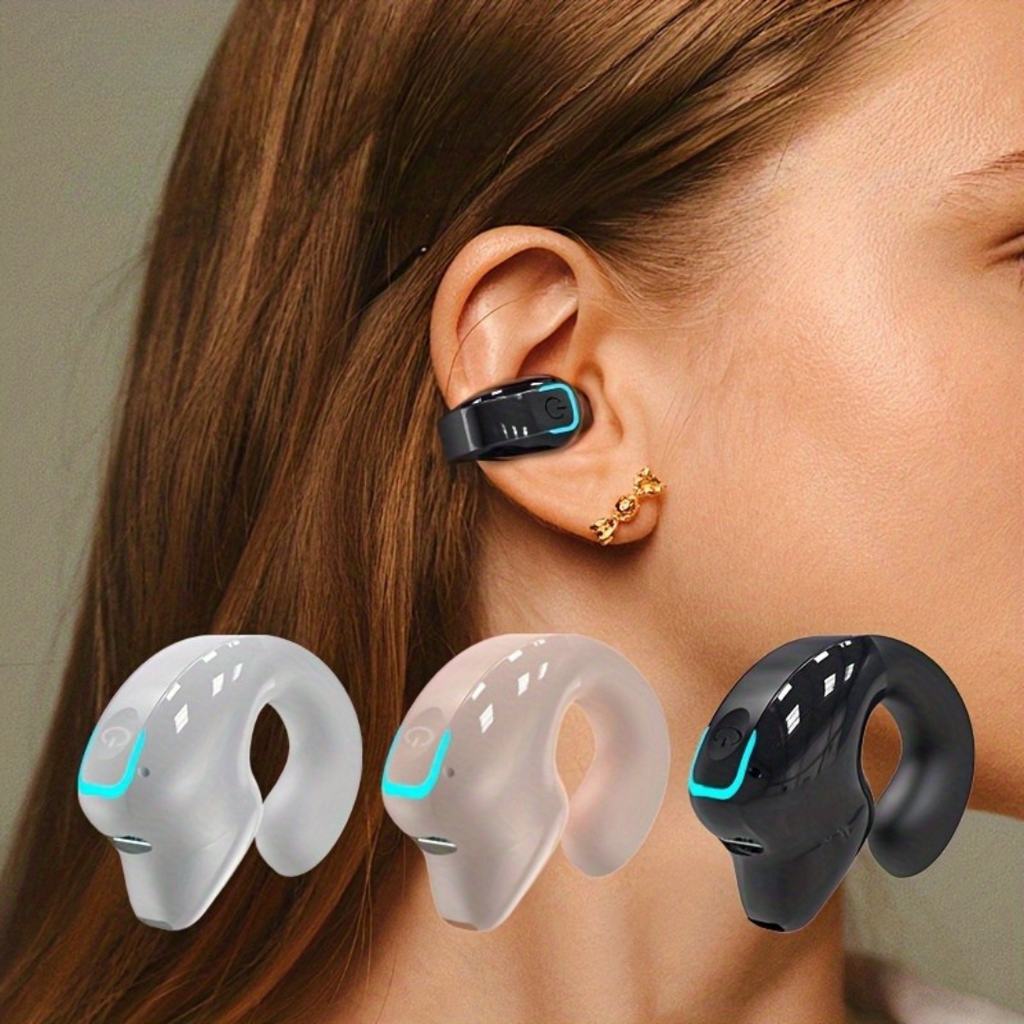 Headphones with Clip On Open Ear Design