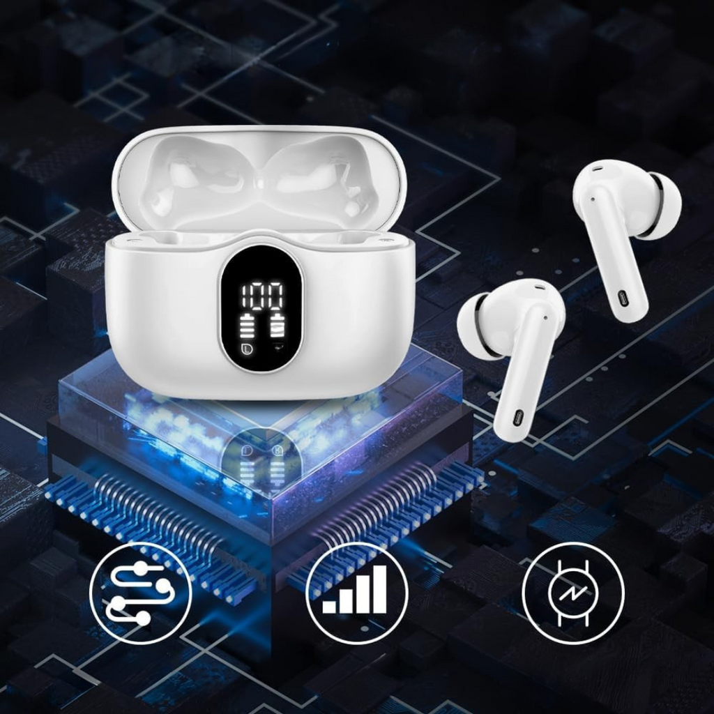 Headphones Wireless Bluetooth Noise Cancelling Earbuds