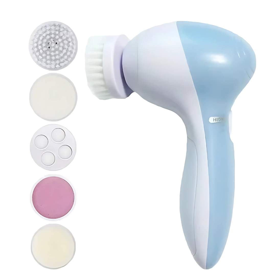 Facial Cleansing Brush with Massage Attachments