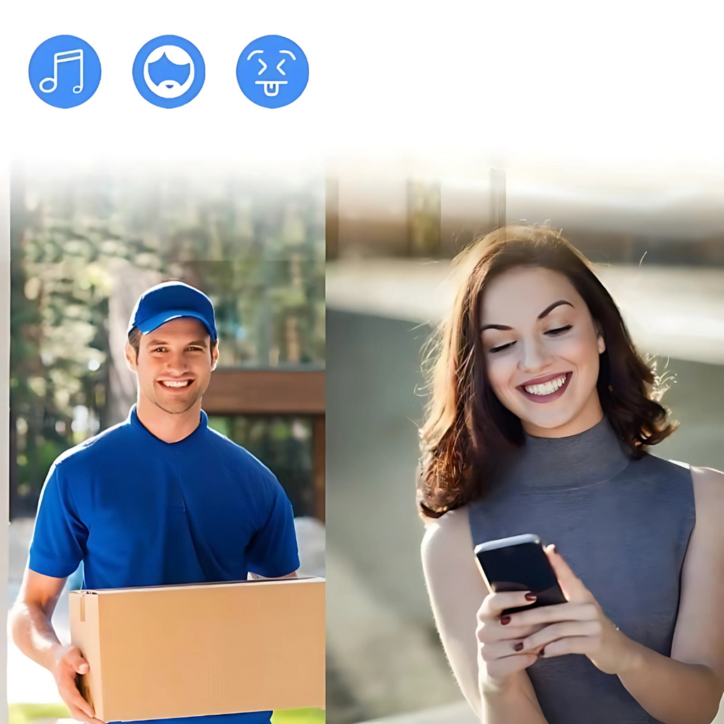 Wireless Video Doorbell with Two-Way Audio