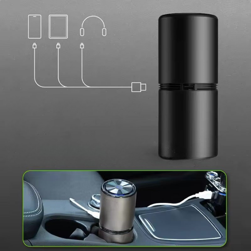 Air Purifier Metal Compact USB Ionizer