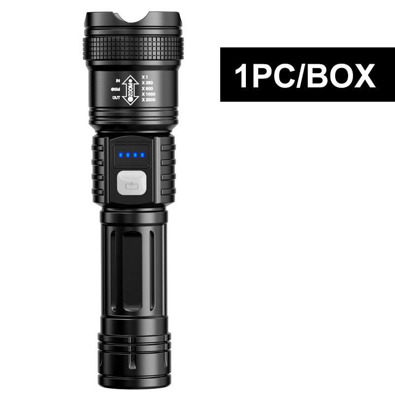 LED Torch High Lumens Tactical Flashlight Set