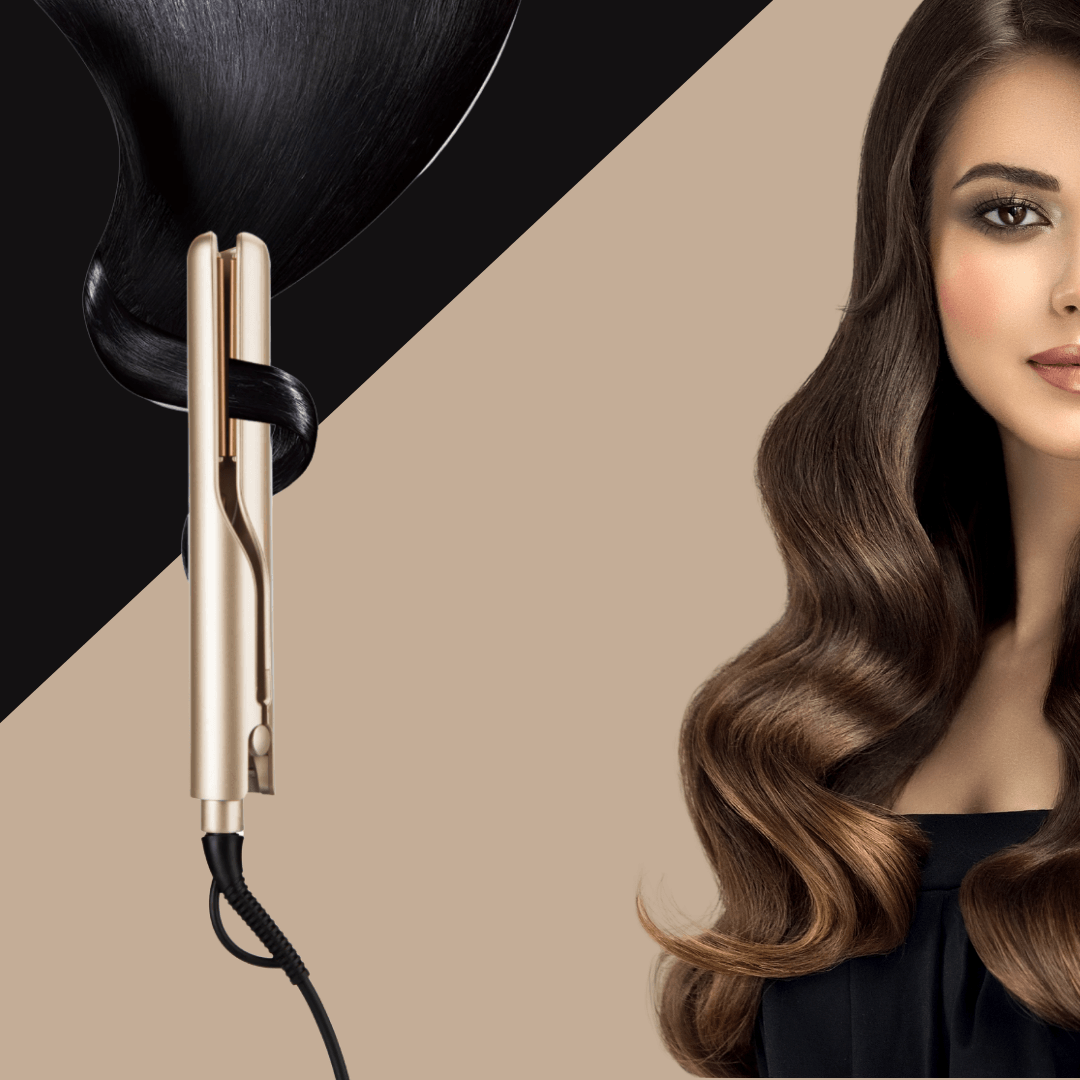 Hair Straightener with Ceramic Plates for Styling