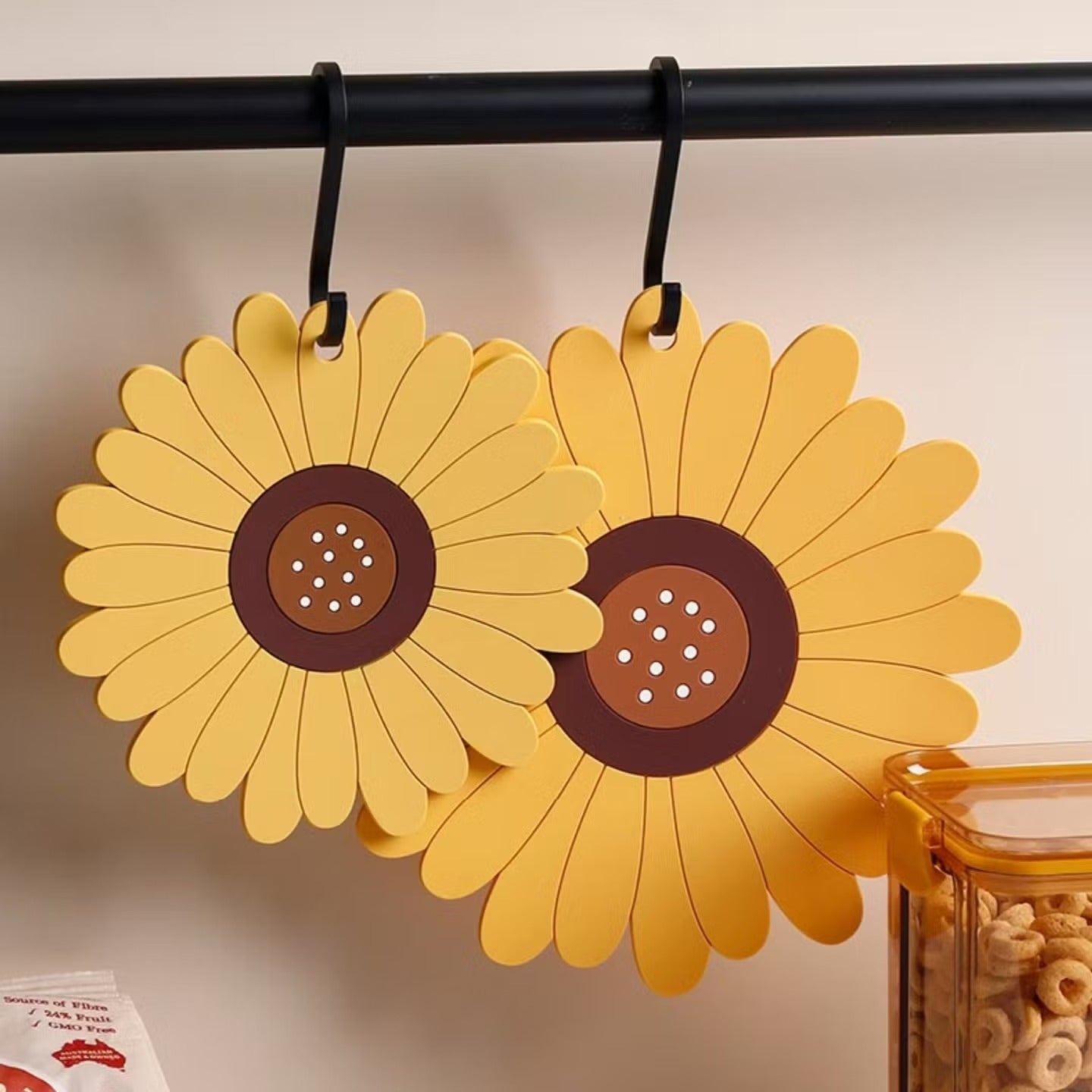 PVC Heat Resistant Sunflower Table Mat