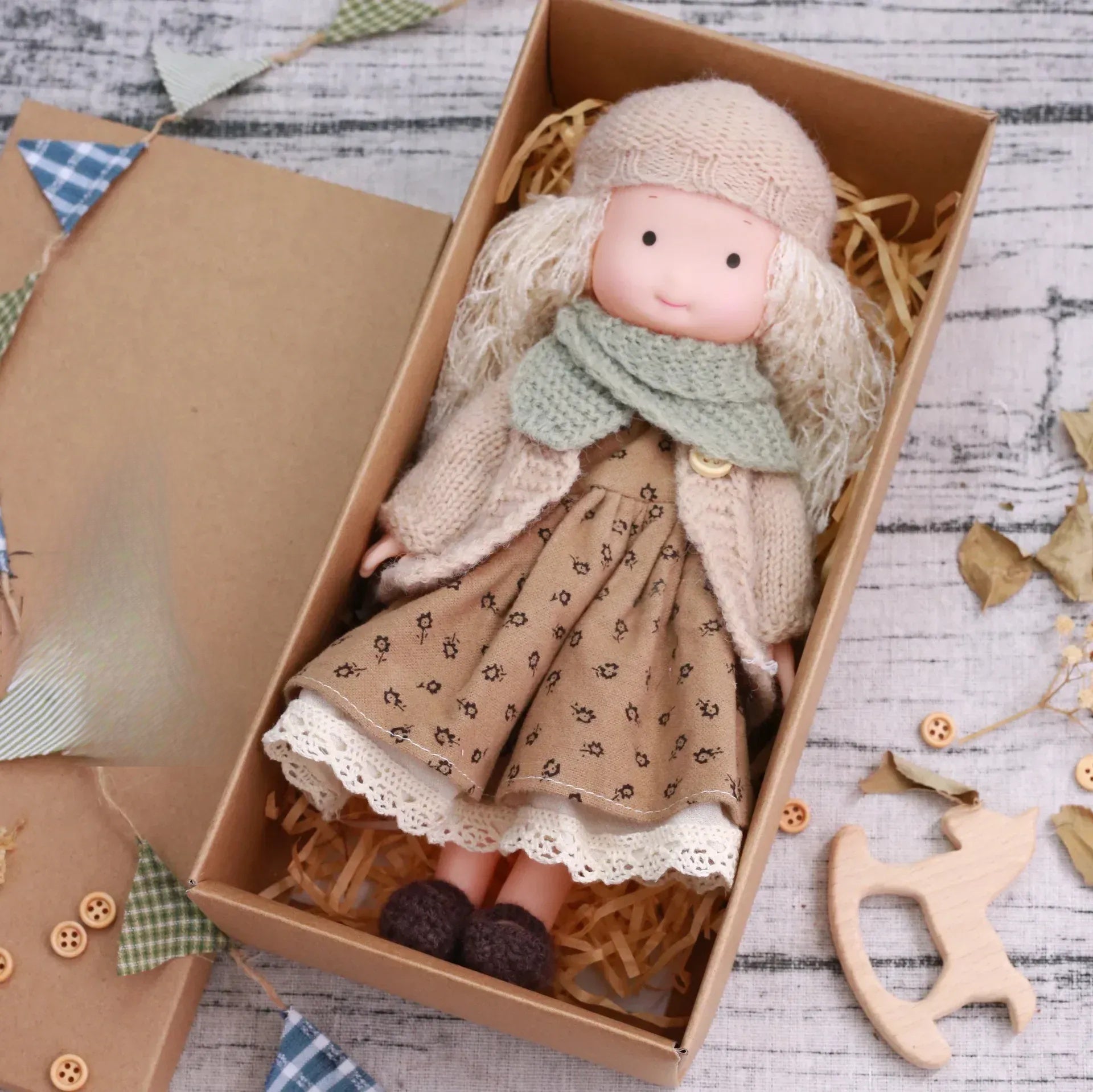 Doll Soft Plush Dress Up Gift Set