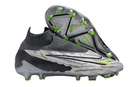 Nike Phantom GX Elite FG Grey & Yellow – Advanced Soccer Cleats for Precision and Speed