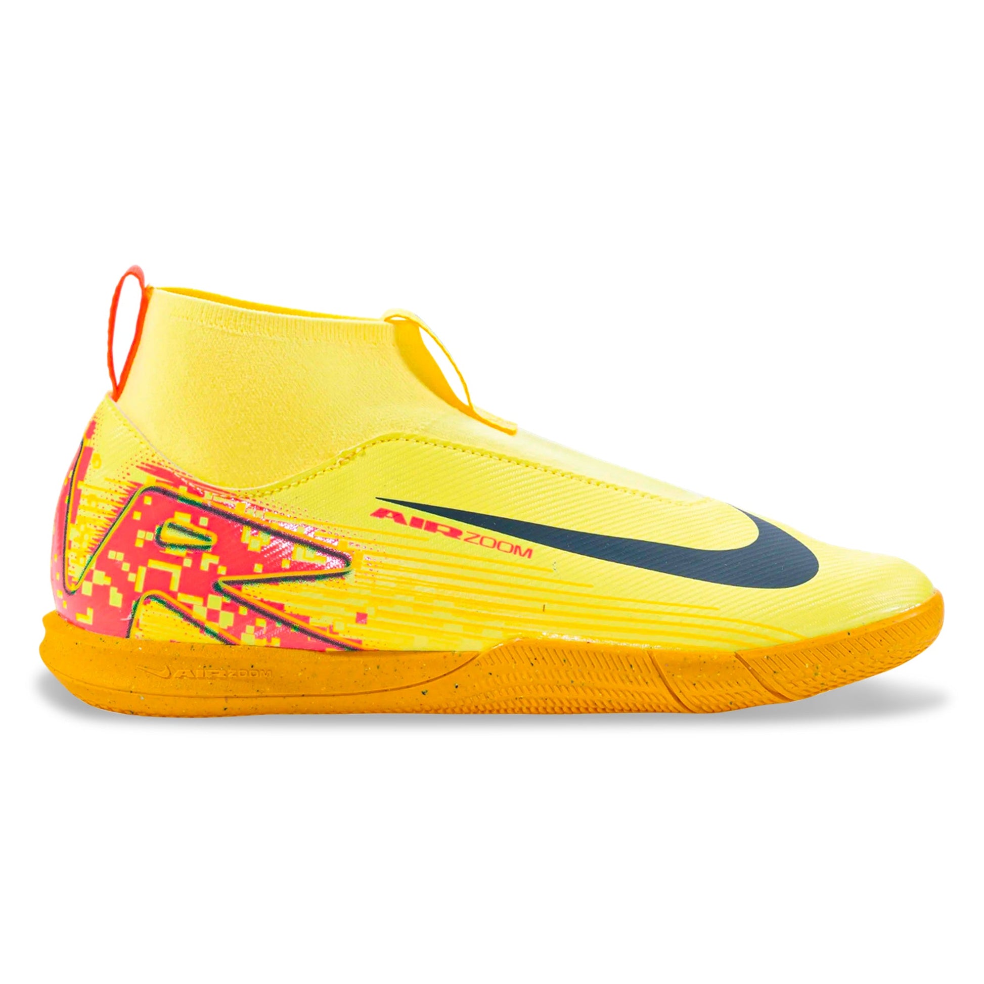 Nike Jr. Zoom Superfly 10 Academy KM Indoor Soccer Shoes (Light Laser Orange)