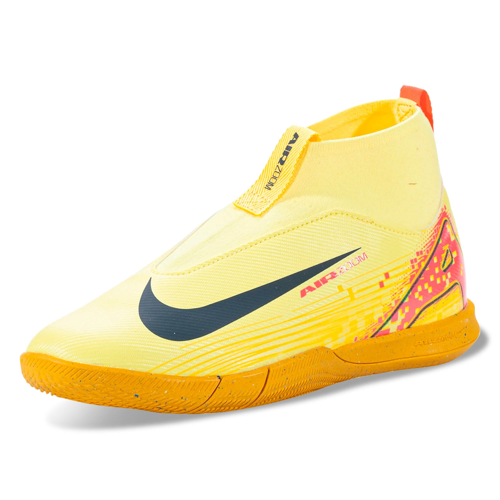 Nike Jr. Zoom Superfly 10 Academy KM Indoor Soccer Shoes (Light Laser Orange)