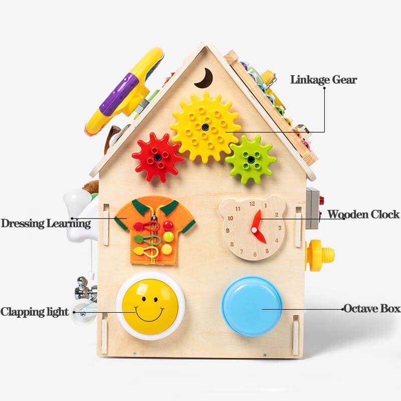 Wooden Kids Activity Learning Play Centre