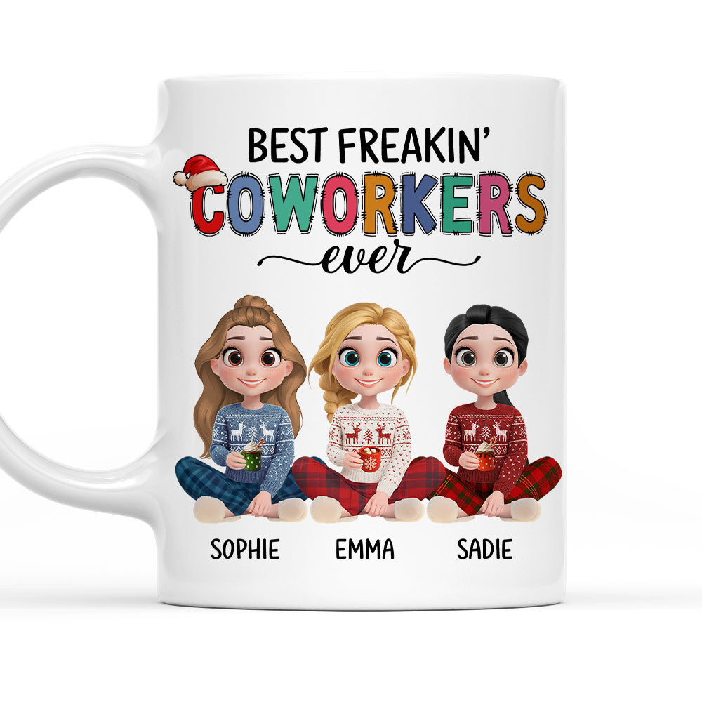Our Team Glows Brighter Than Lights - Personalized Custom Coffee Mug