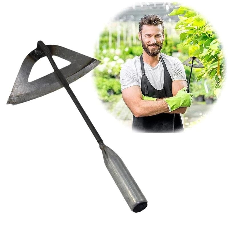 HollowHoe Pro | Sharp Steel Gardening Hoe for Soil