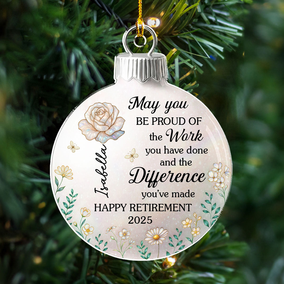A Legacy To Be Proud Of - Personalized Custom Acrylic Ornament