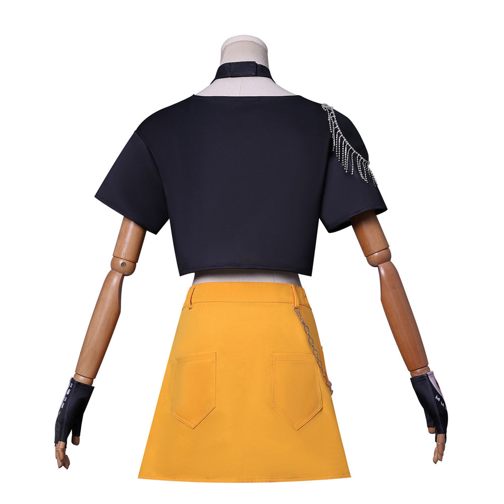 Girls Halloween Costume Pop Star Outfit Set