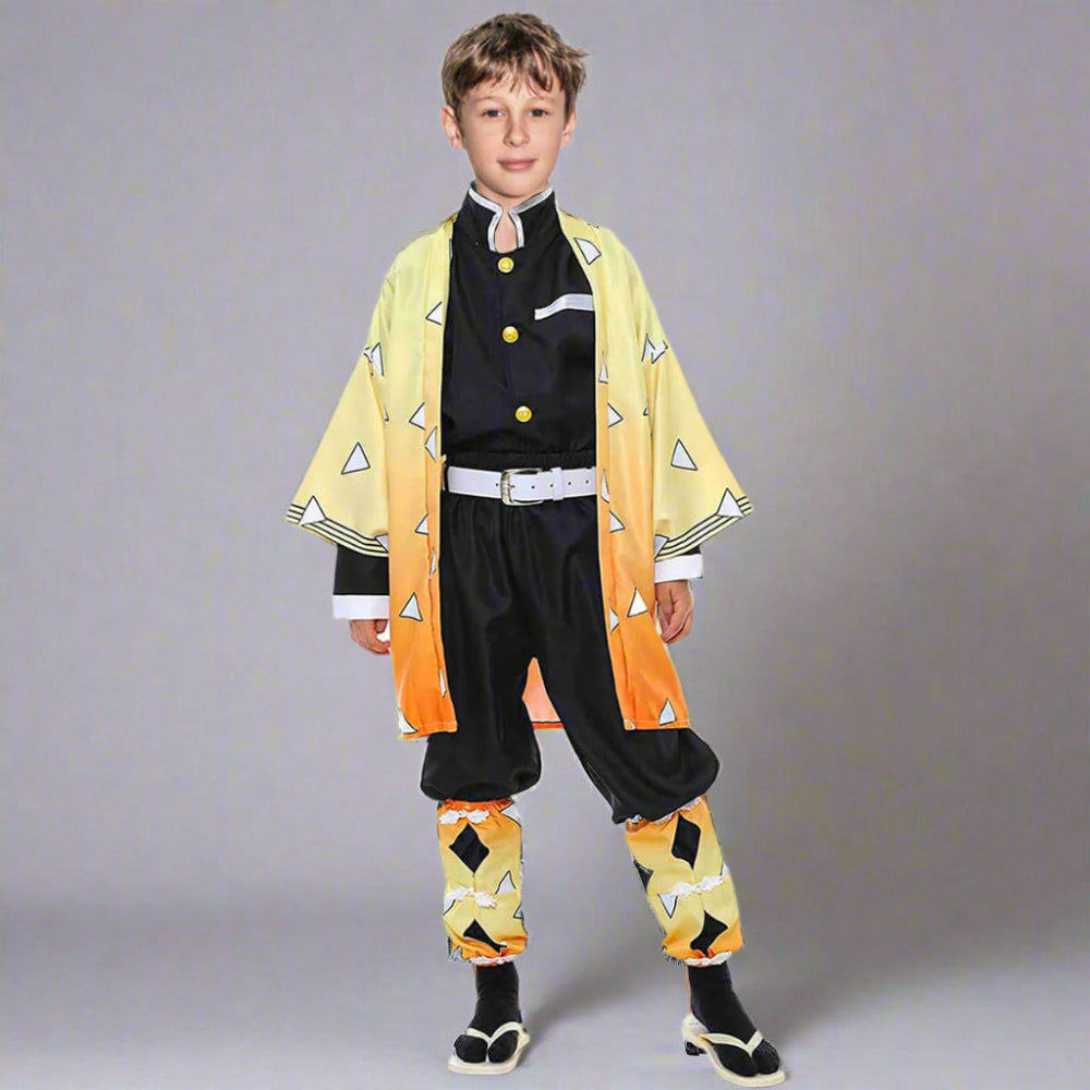 Halloween Costume Kids Anime Kimono Outfit Set