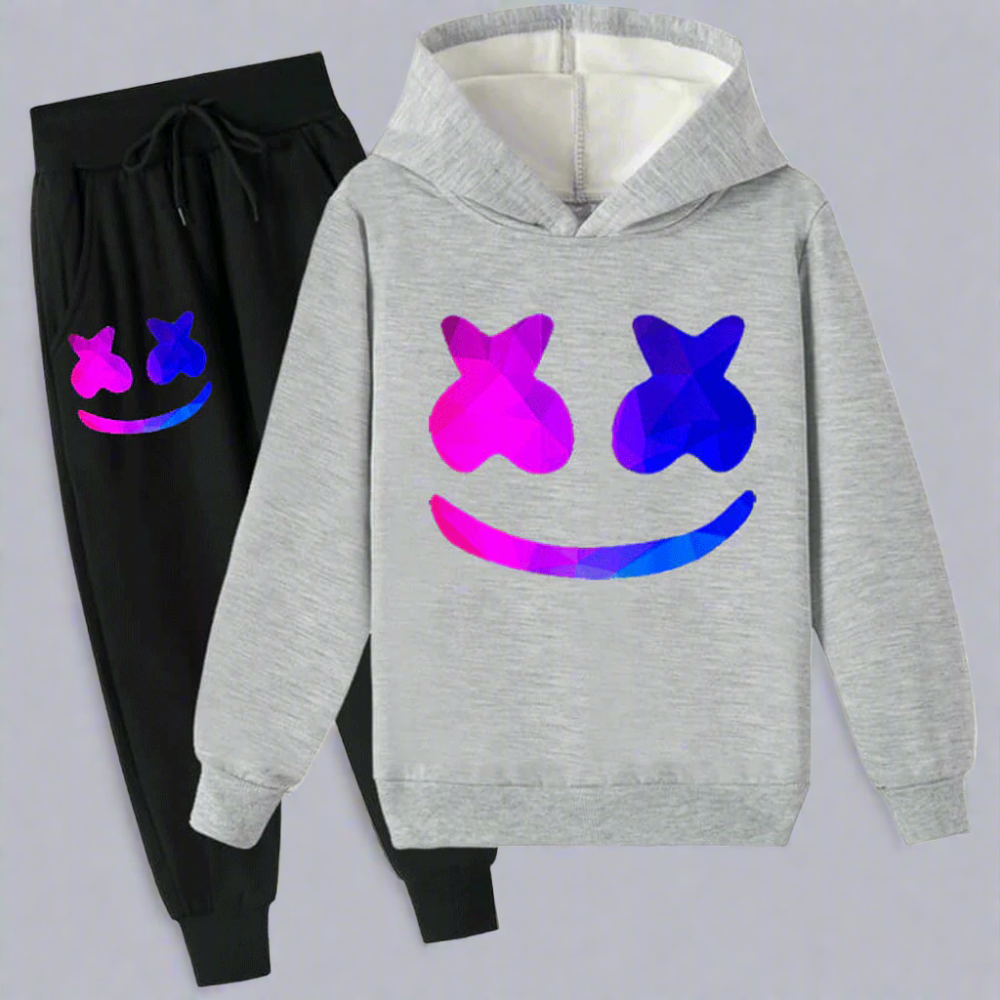 Halloween Costume Kids DJ Hoodie Pants Set